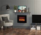Be Modern 25 Quattro Wall Mounted Electric Fire Curved 35130