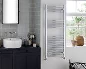 Vogue Axis 1800 x 600mm Straight Ladder Towel Rail - Heating Only (Chrome) MD062 MS18060CP