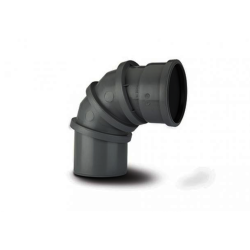Polypipe Adjustable Bend (Ring Seal/Spigot) 4in/110mm. 0-90 Polypropylene SAB90B