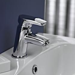 Bristan OR BAS C Chrome Plated Orta Basin Mixer with Clicker Waste
