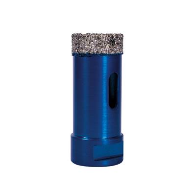 Mexco 25mm Vacuum Brazed Diamond Tile Drill Bit - Slotted Barrel (M14 Fit) XCEL Grade TDXCEL25